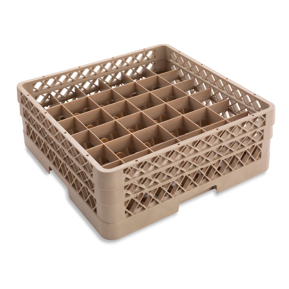 Traex&reg; 36 Compartment 2 Extender (1 Open) Beige Glass Rack