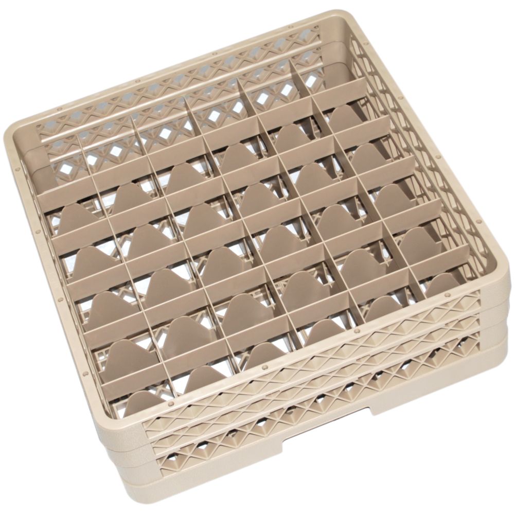 Traex&reg; 36 Compartment 2 Extender (1 Open) Beige Glass Rack