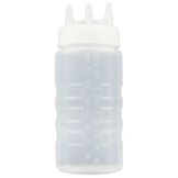 Traex&reg; 16 Oz. Wide Tri-Tip Clear Squeeze Dispenser