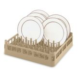 Full Size Standard Plate Rack, Cocoa, 19-3/4 x 19-3/4 x 3-1/4 H