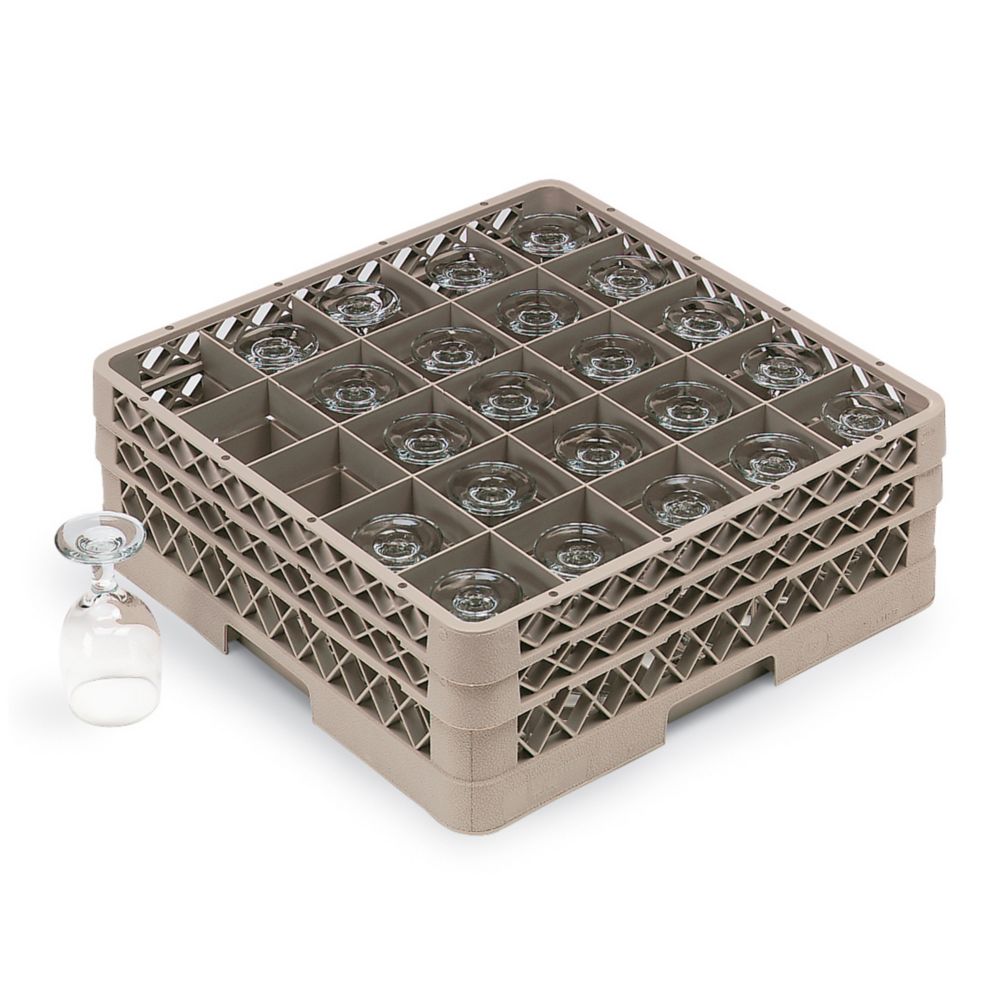 Traex&reg; 25 Compartment Beige 2 Extender Glass Rack