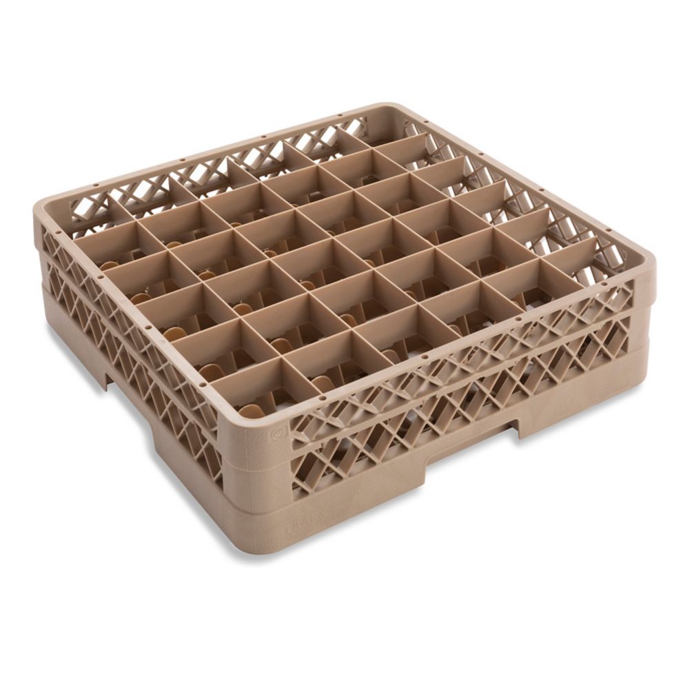 Traex&reg; 36 Compartment 1 Extender Beige Glass Rack