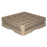 Traex&reg; 16 Compartment Beige Glass Rack with 1 Extender