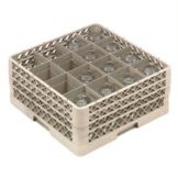 Traex&reg; 16 Compartment Beige Glass Rack with 3 Extenders