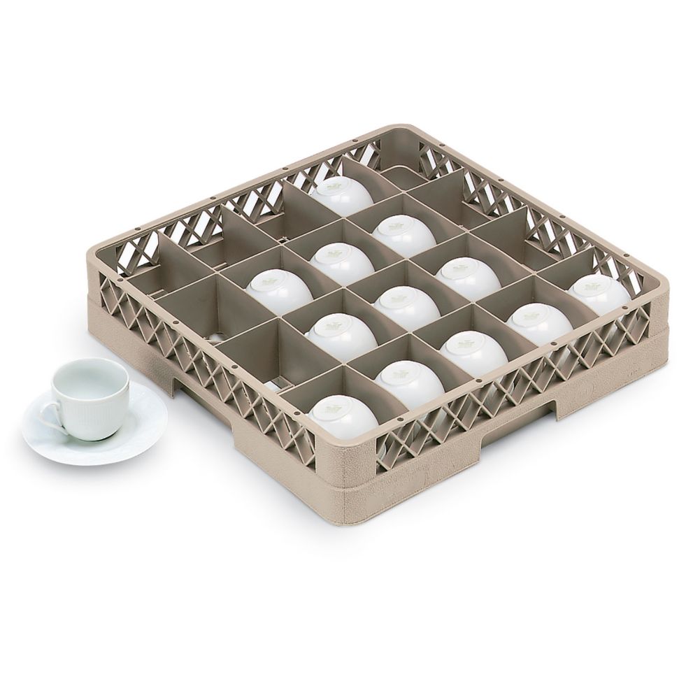 Traex&reg; 20 Compartment Beige Glass Rack