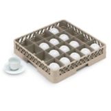 Traex&reg; 20 Compartment Beige Glass Rack