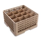 Traex&reg; 16 Compartment Beige Glass Rack with 4 Extenders