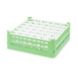 Full Size Tall 36-Comp Glass Rack, Light Green, 20 x 20 x 7