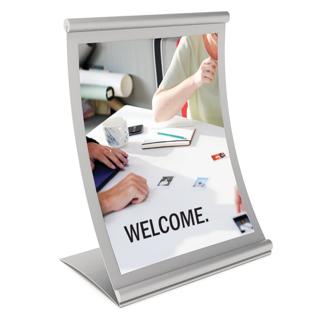 Concurva&reg; Counter Top Sign Holder, 11"  x 8.5" Insert