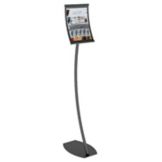Concurva&reg; Black Freestanding Sign, 11" x 8.5" Insert