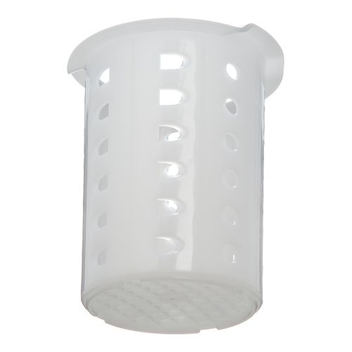 Perma-Sil&trade; White Poly Silverware Cylinder