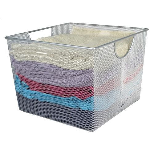 Design Ideas 14.2"x14.2" Giant Silver Mesh Storage Nest