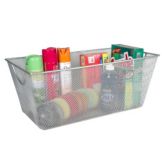 Design Ideas 20"x11.5" Long Silver Mesh Storage Nest