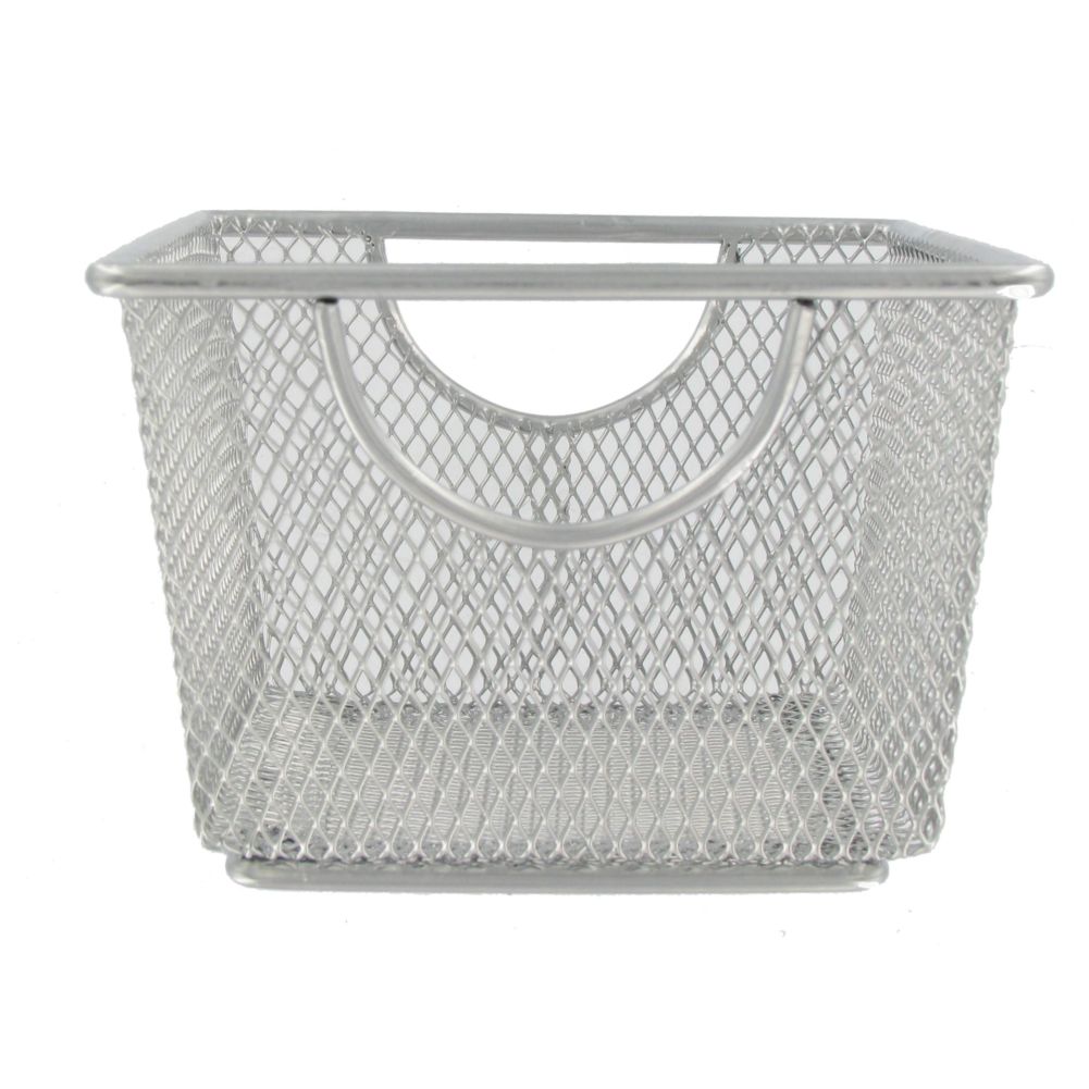 Design Ideas 5.3"x5.3" Extra Small Silver Mesh Storage Nest