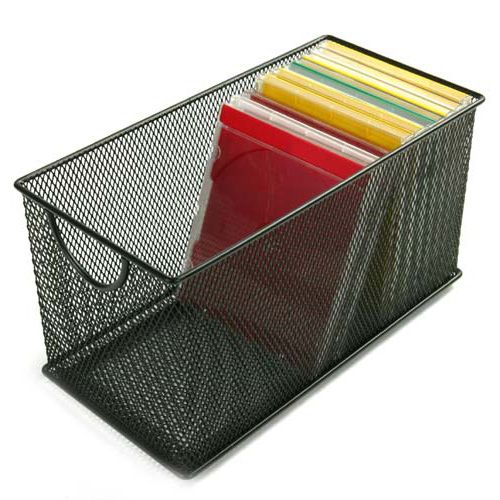 Design Ideas Black Mesh CD Box