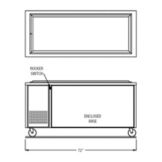 Ranserve Frost Top Unit, 72" L