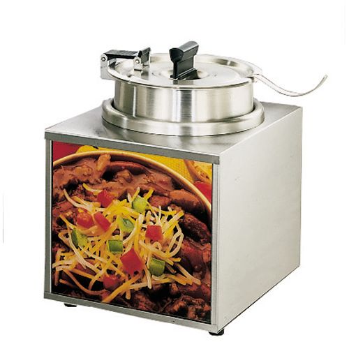 Star&reg; Mfg. Countertop 3.5 Qt. Lighted Warmer w/ Hinged Cover