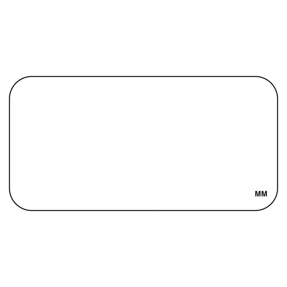 DayMark MoveMark&trade; White 2 x 1 Blank Label