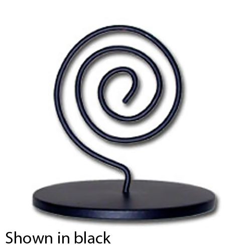 Copper Coated Steel Spiral Menu Holder, 2-1/2" x 2-1/2"