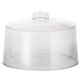 Tablecraft 12" x 7-1/2" Clear Plastic Cake Cover