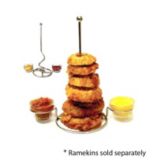 S/S Spiral Onion Ring Tower Holder, 12" x 6" x 6"
