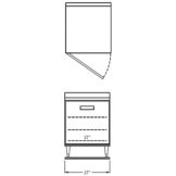 Randell&reg; 27" Refrigerated Back Mount Work Countertop
