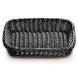 Tablecraft Ridal Collection&trade; Black Rectangle Basket