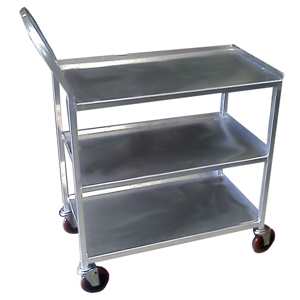 Win-Holt&reg; S/S Utility Cart with 3 Shelves