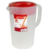 Rubbermaid&reg; 1 Gallon White Pitcher with Chili Lid