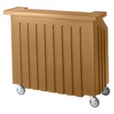 Cambro Cambar&reg; 54" L Portable Bar, Economy, Coffee Beige