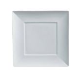 Steelite Rene Ozorio Aura Duo White 9-1/2quot; Square Plate