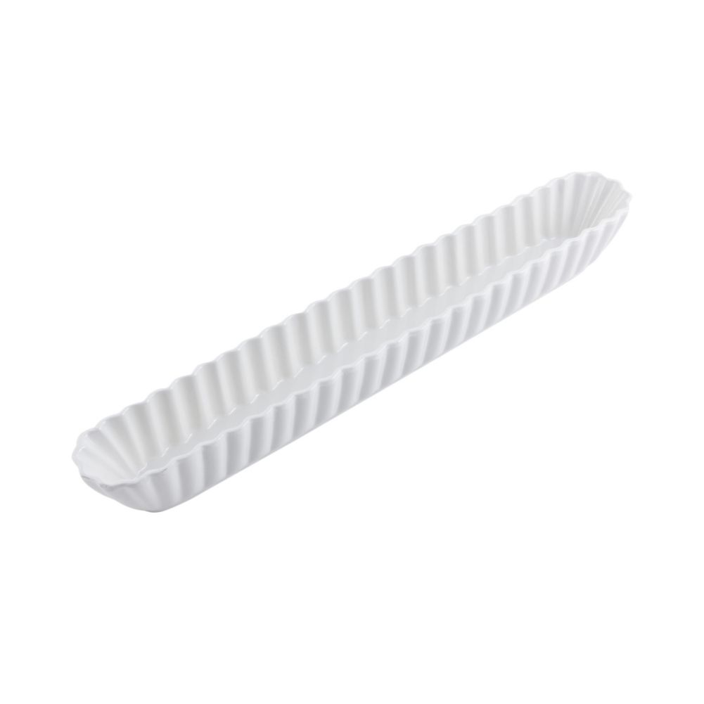 Bon Chef White Sandstone 18" Condiment Server