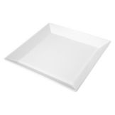 Gourmet Display&reg; 11-1/2" White Square Melamine Platter