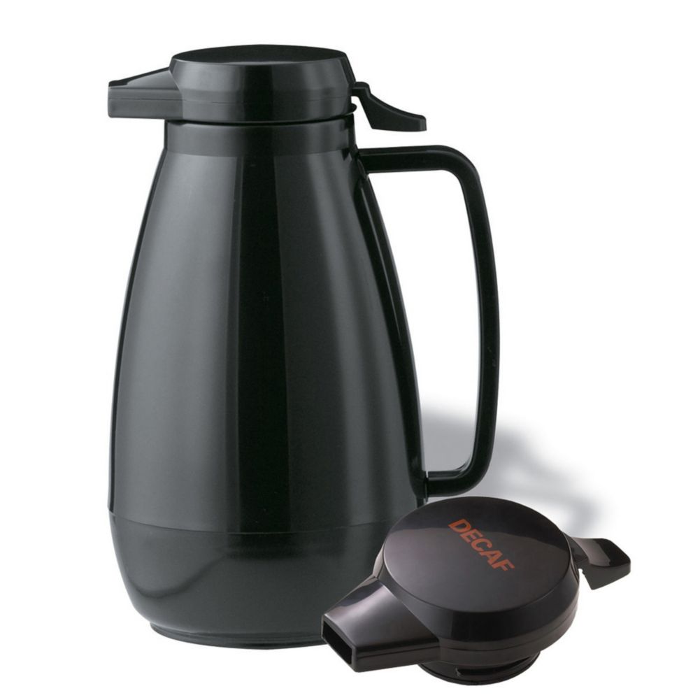 Service Ideas Thermo-Serv&reg; 1 Liter Push Button Decaf Server