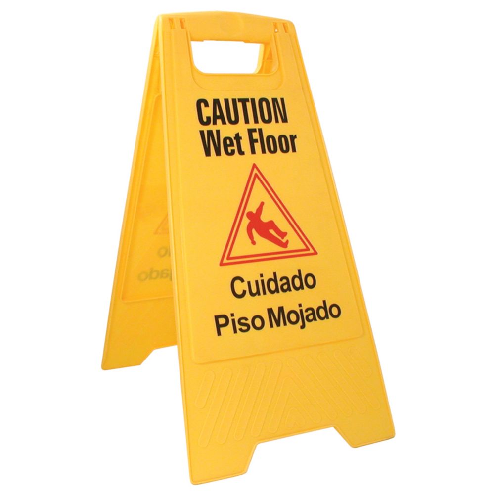 Update International Yellow 24" High Wet Floor Sign