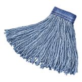 Rubbermaid Blue Blended 16 oz Cut-End Mop Head w/ 5" Headband