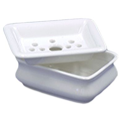 Dover Metals White Porcelain Soap Dish