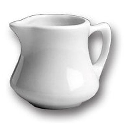 Hall&reg; China PDQ ValueLine&trade; White 5-1/2 Oz. Creamer w/ Handle