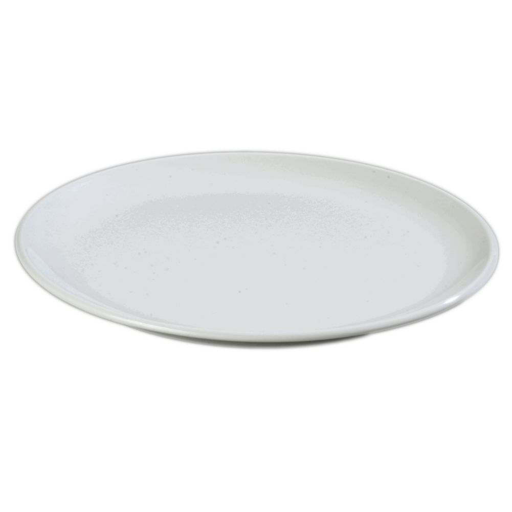 Carlisle&reg; Epicure&reg; 10" White Buffet / Pizza Plate
