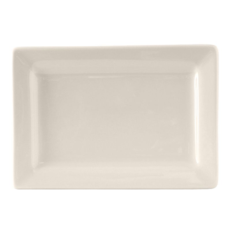 Tuxton&reg; 8"  X 5.5" Rectangle Series Eggshell Plate