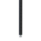Metro&reg; qwikSLOT&trade; 74-5/8" Black Epoxy Stationary Post