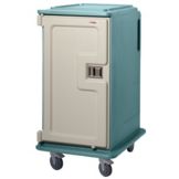 Cambro Slate Blue Tall 2-Comp. Meal Delivery Cart for 14 x 18 Trays