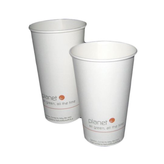 Stalk Market Planet+ Compostable Paper 16 Oz. Cup with PLA Liner