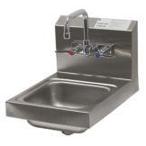 Advance Tabco 9in.  Wide Space Saver Splash Mounted Hand Sink, 7-PS-23