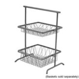 Dover European Metalworks Steel 2-Tier 12 x 12" Mini Pane Stand