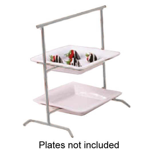 Dover European Metalworks Nickel Chrome Plated 2-Tier Ravello Stand