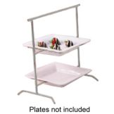 Dover European Metalworks Nickel Chrome Plated 2-Tier Ravello Stand