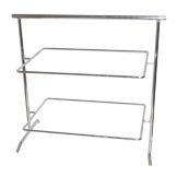 Dover Metal Nickel Chrome 2 Tier Stand