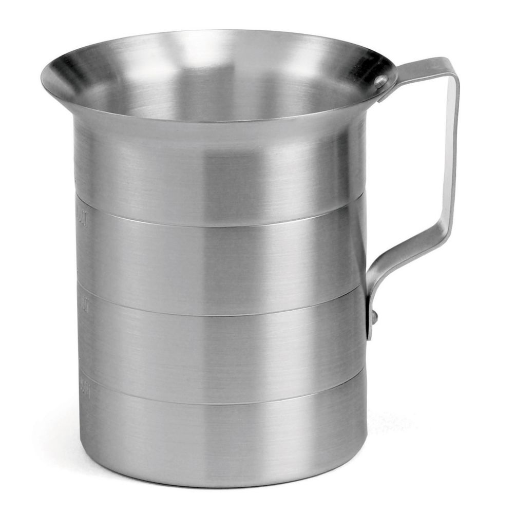 Tablecraft 1 Qt. Aluminum Graduated Measuring Cup