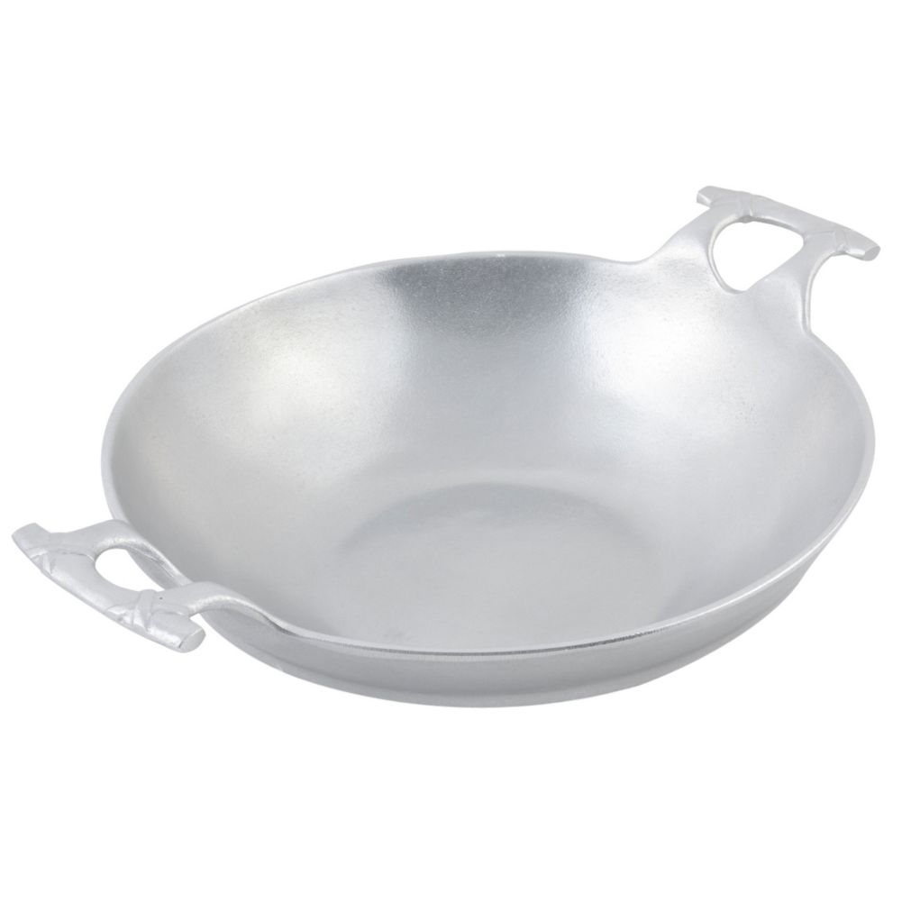 Bon Chef Pewter Glo 8 qt Wok w/ Handles